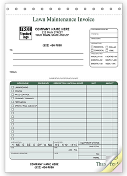 Landscaping Invoice 123