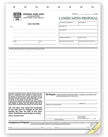 Landscape and Lawn Proposal # 5568