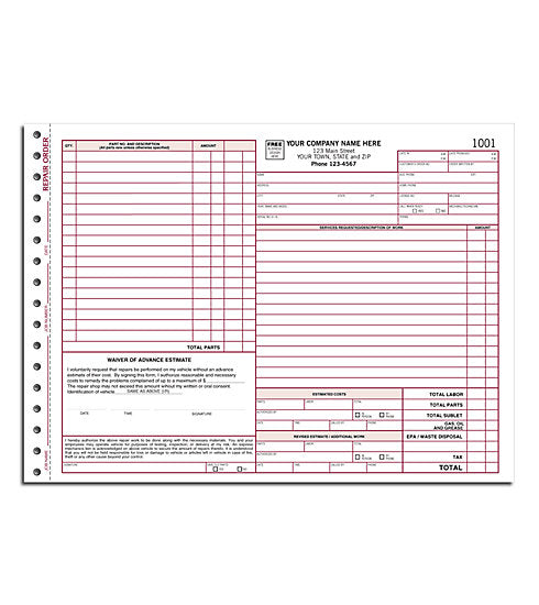 CT State Repair Order #6584C – American Business Forms & Envelopes