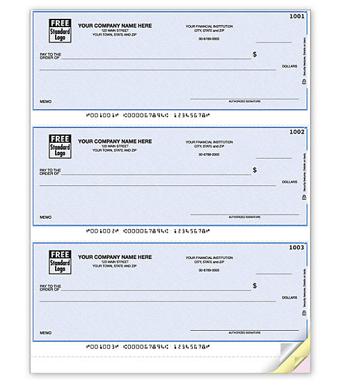 QuickBooks Checks (3 per page) DLA104 – American Business Forms & Envelopes