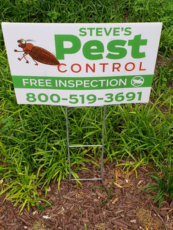 Yard Signs-Coroplast - Sets of 25, 50, and 100 signs- Includes Stakes